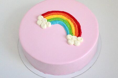 Муссовый торт Радуга детский
