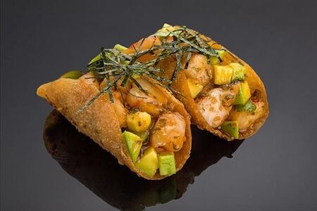 Тако с тигровыми креветками