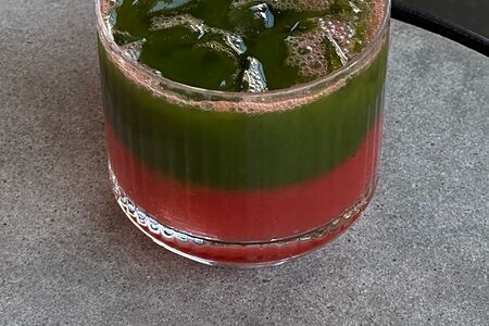 Матча тоник клубника грейпфрут