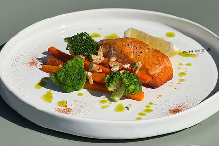 Стейк из лосося