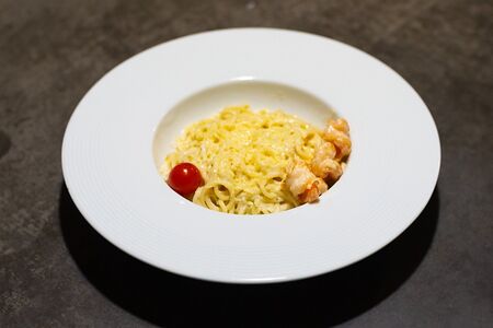 Паста с креветками