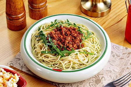 Паста болоньезе из брюшка тунца