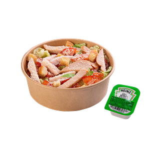 Салат Цезарь с курицей