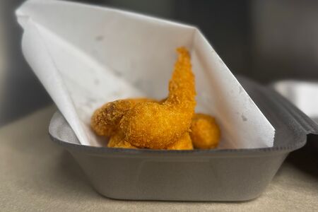 Японские креветки в кляре