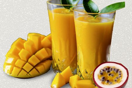 Манго-маракуйя шейк