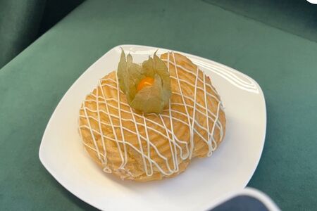 Кольцо с творожным кремом 