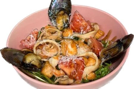 Салат с морепродуктами