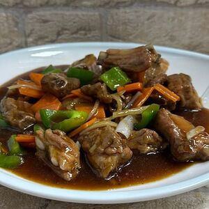 Ребрышки тушеные