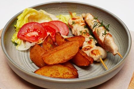 Шашлычок с овощами