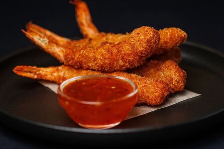 Креветки панко 