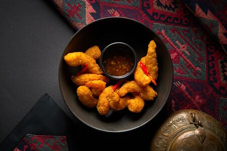 Креветки в темпуре 