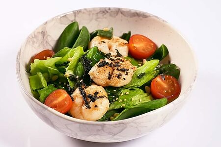 Салат с креветками