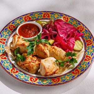 Шашлык из грудки цыпленка