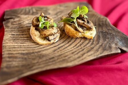 Брускетта грибная