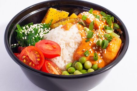 Поке с креветками том-ям new