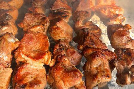 Шашлык из свиной мякоти 