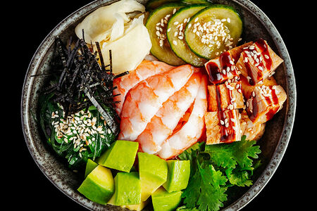 Боул с креветкой