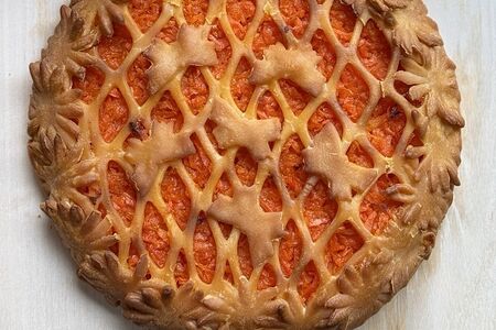 Постный пирог морковный