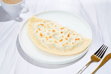 Кутабы с творогом и зеленью