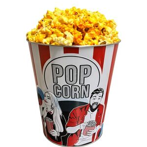 Попкорн сырный в жестяном ведре