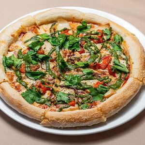 Пицца Курица с печеным перцем