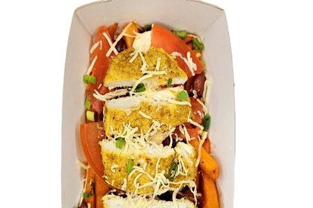 Френч с бататом и курицей