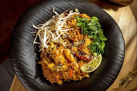 Карри с овощами и ананасами