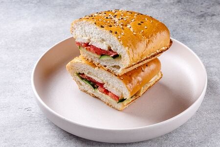 Панини-цезарь с курицей