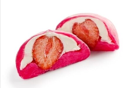 Моти с клубникой