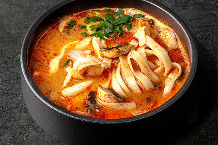 Рамен с морепродуктами