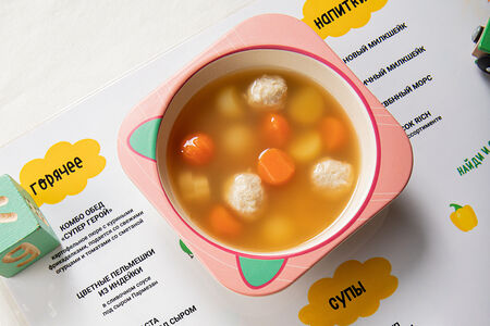 Куриный суп с фрикадельками