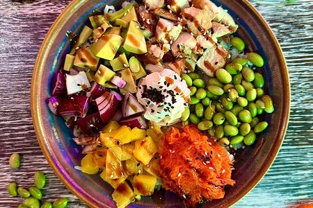 Поке-боул с курицей