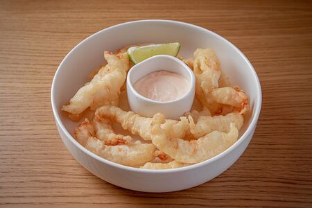 Креветки темпура 