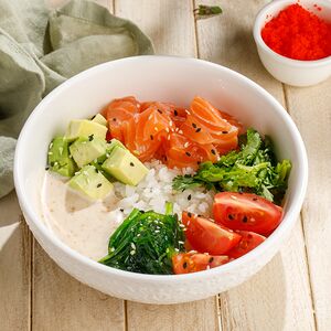 Поке с лососем