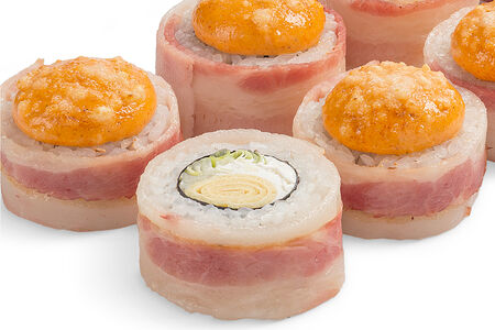 Ролл Сытый самурай со спайси соусом