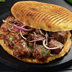 Шашлыки в хлебе Баранина-Говядина с люля