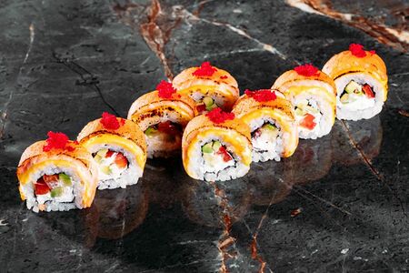 С лососем и сыром чеддер