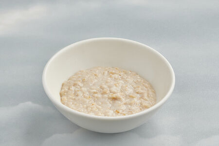 Каша овсяная на миндальном молоке