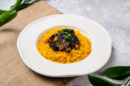 Томлёная баранина с басмати