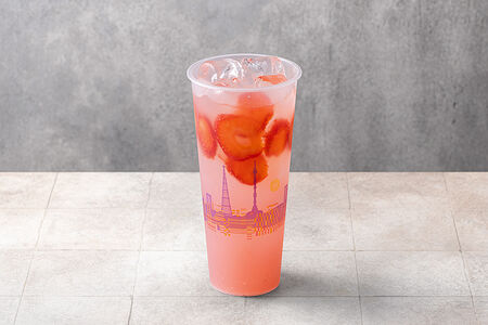 Лимонад Грейпфрут-клубника