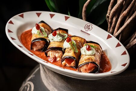 Рулет из баклажанов 