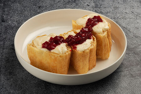 Наполеон с клубничным мармеладом