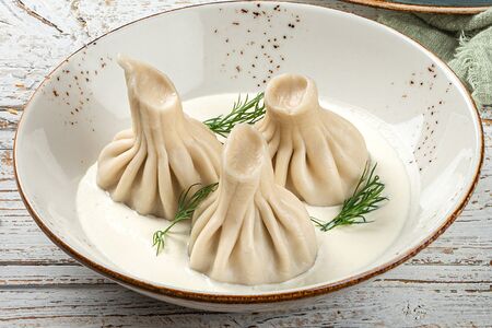 Хинкали с бараниной