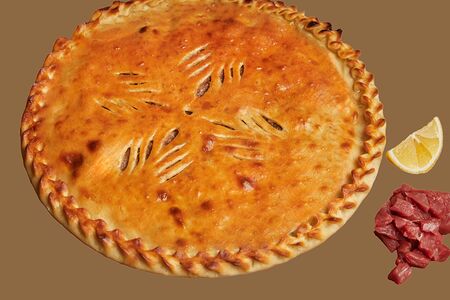 Осетинский пирог с мясом и капустой 