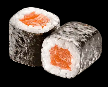 Классический ролл с лососем