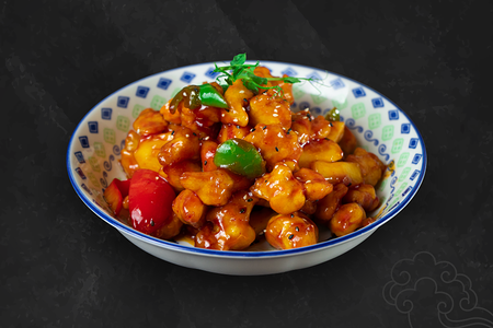 № 305х Big курица в кисло-сладком соусе с ананасами