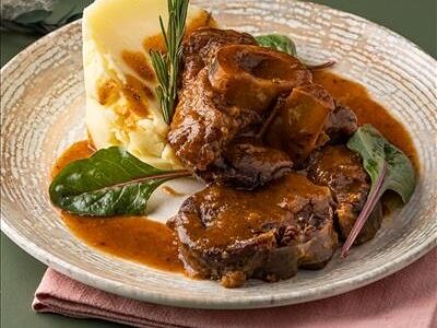 Оссобуко с картофельным пюре