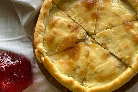 Чачапури с ягненком 