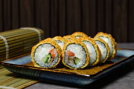 Жареный Сяки темпура