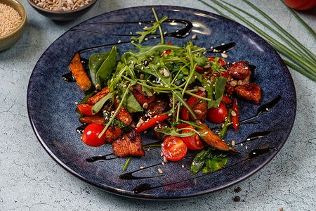 Тёплый салат Куриный